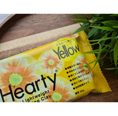 Padico Hearty, yellow, super lightweight modeling clay, 50 g