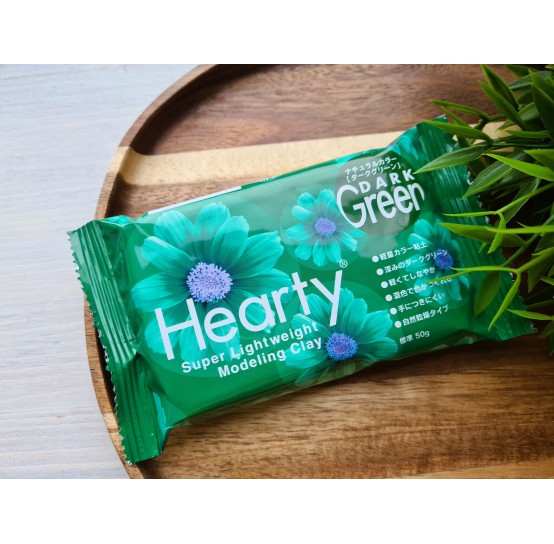 Padico Hearty, dark green, super lightweight modeling clay, 50 g