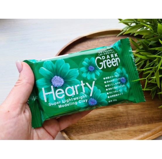 Padico Hearty, dark green, super lightweight modeling clay, 50 g