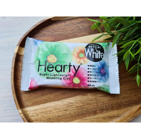 Padico Hearty, white, super lightweight modeling clay, 40 g