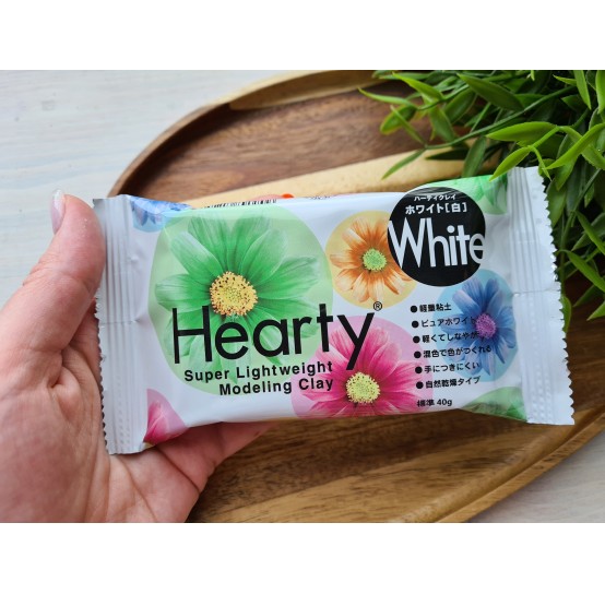 Padico Hearty, white, super lightweight modeling clay, 40 g