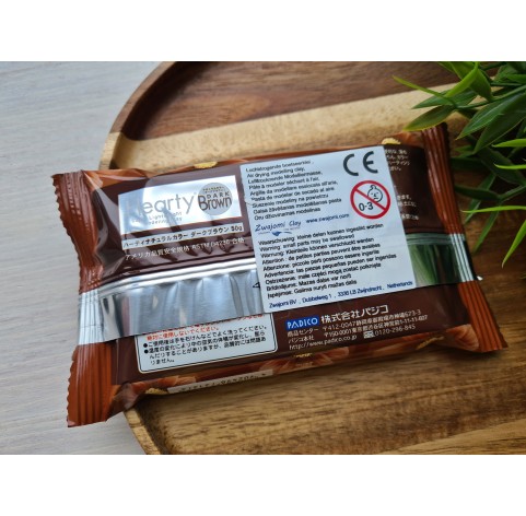 Padico Hearty, dark brown, super lightweight modeling clay, 50 g