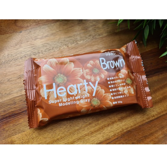 Padico Hearty, brown, super lightweight modeling clay, 50 g