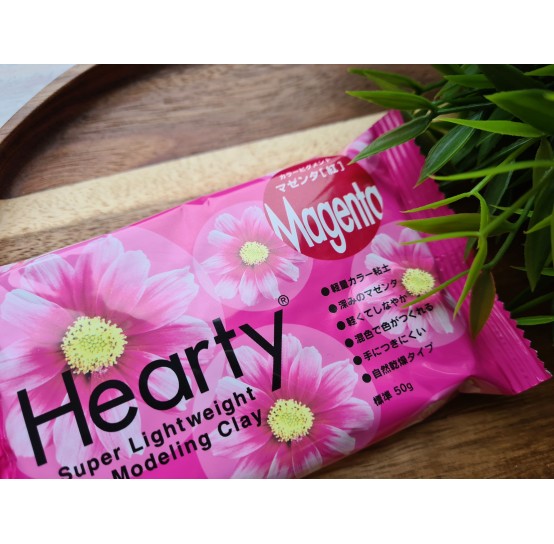 Padico Hearty, magenta, super lightweight modeling clay, 50 g