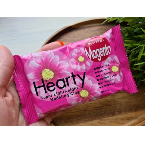 Padico Hearty, magenta, super lightweight modeling clay, 50 g