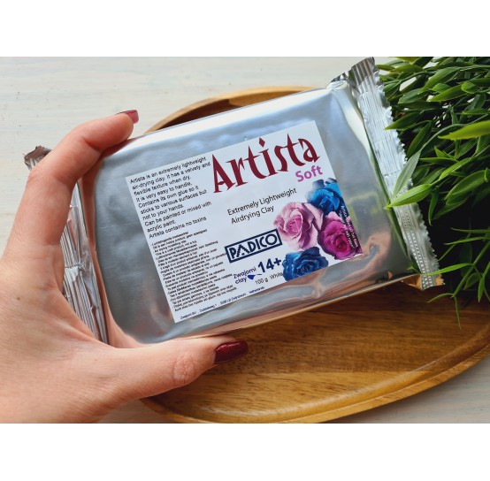 Padico Artista Soft, white, extremely lightweight modeling clay, 100 g