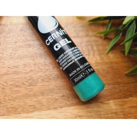 Cernit gel, green, liquid polymer clay, 30 ml