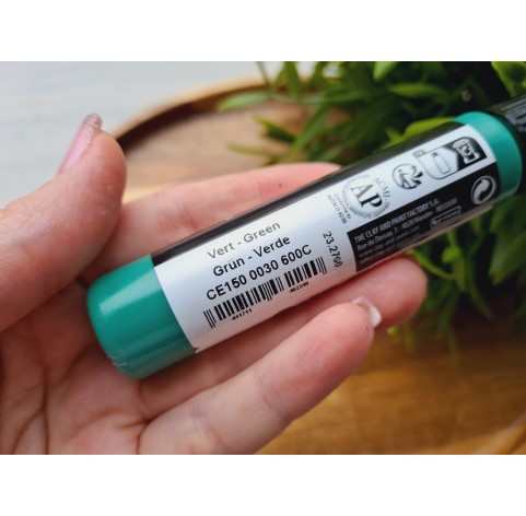 Cernit gel, green, liquid polymer clay, 30 ml