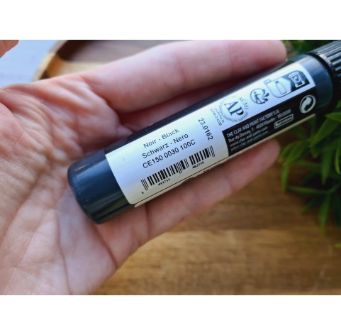 Cernit gel, black, liquid polymer clay, 30 ml