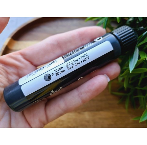Cernit gel, black, liquid polymer clay, 30 ml