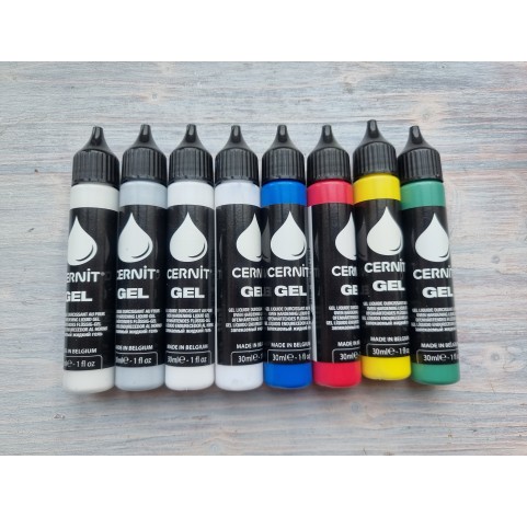Cernit gel, gold, liquid polymer clay, 30 ml