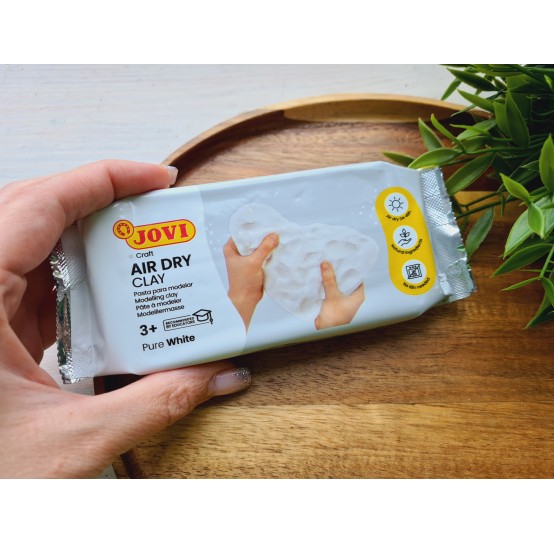 Jovi Air dry, white, modelling clay, 250g (8.82oz)