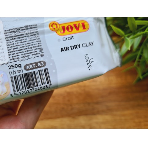 Air dry modelling clay JOVI, WHITE, 250 g 