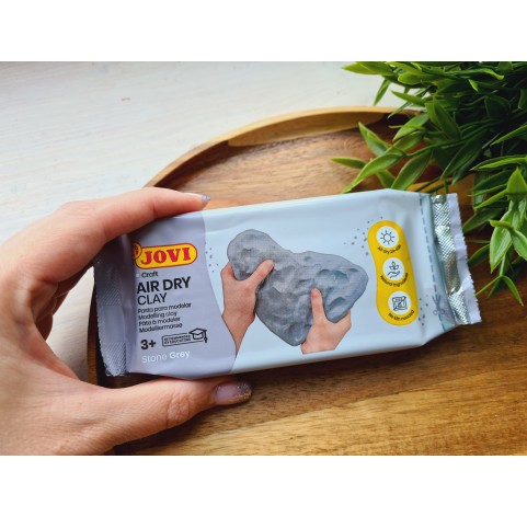 Air dry modelling clay JOVI, GREY, 250 g