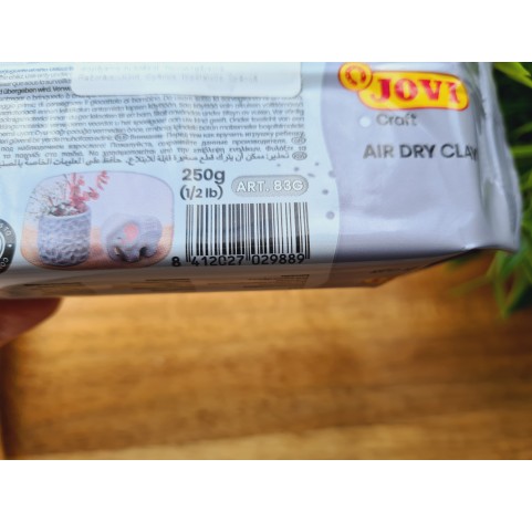 Air dry modelling clay JOVI, GREY, 250 g