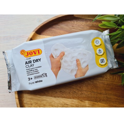 Jovi Air dry, white, modelling clay, 500g (17.63oz)