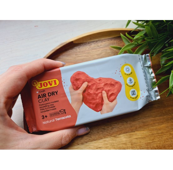 Jovi Air dry, natural terracotta, modelling clay, 250g (8.82oz)