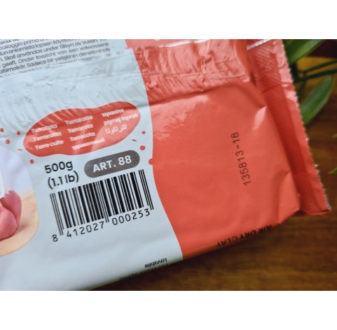 Jovi Air dry, NATURAL TERRACOTTA, modelling clay, 500g (17.63oz)