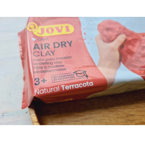 Jovi Air dry, NATURAL TERRACOTTA, modelling clay, 500g (17.63oz)