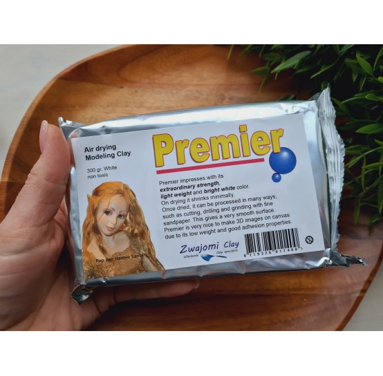 Padico La Doll Premier, white, modelling clay, 300g (10.58oz)