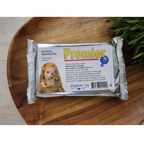 Padico La Doll Premier, white, modelling clay, 300g (10.58oz)