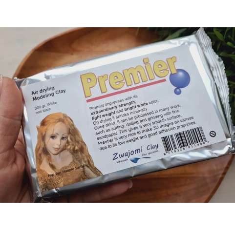 Padico La Doll Premier, white, modelling clay, 300g (10.58oz)