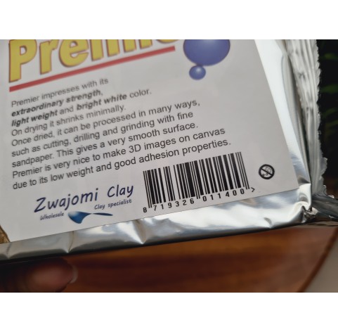 Padico La Doll Premier, white, modelling clay, 300g (10.58oz)