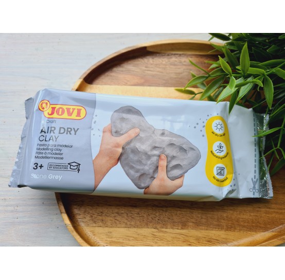 Air dry modelling clay JOVI, GREY, 500 g