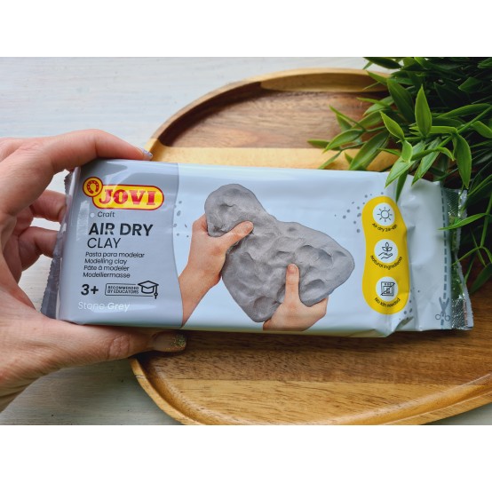 Air dry modelling clay JOVI, GREY, 500 g