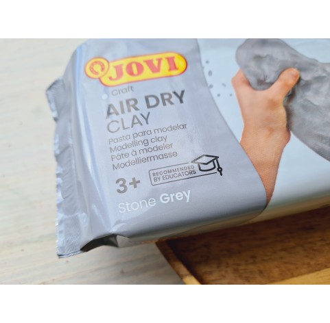 Air dry modelling clay JOVI, GREY, 500 g