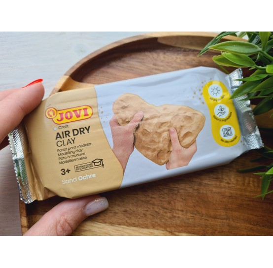 Jovi Air dry, ochre, modelling clay, 250g (8.82oz)