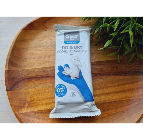 Creall, Do and Dry Air dry, white, modelling clay, 500g (17.63oz)