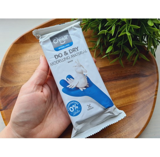 Creall, Do and Dry Air dry, white, modelling clay, 500g (17.63oz)