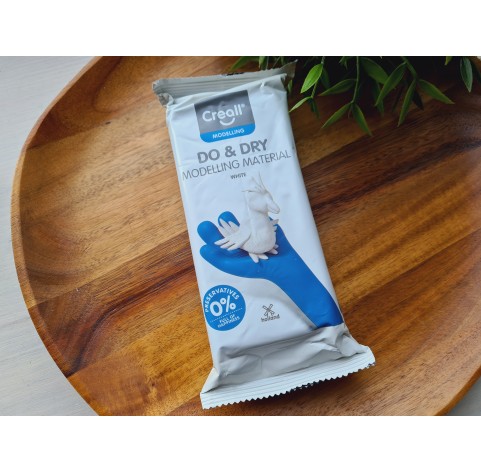 Creall, Do and Dry Air dry, white, modelling clay, 500g (17.63oz)