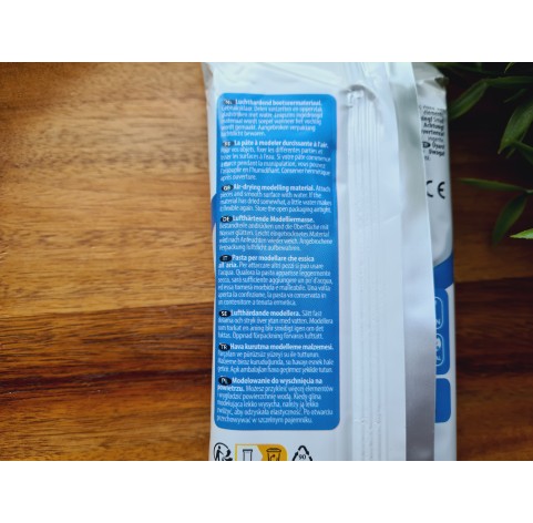 Creall, Do and Dry Air dry, white, modelling clay, 500g (17.63oz)