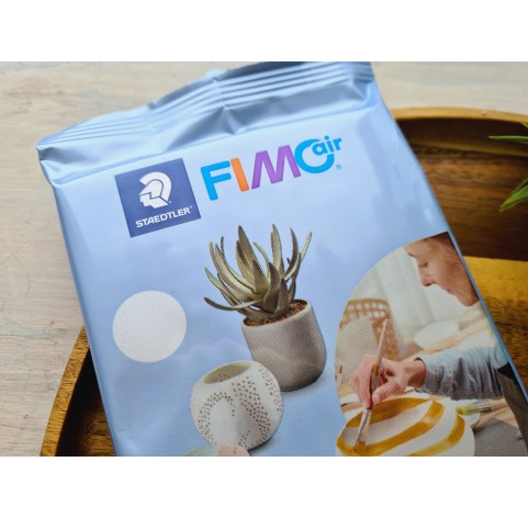 FIMO Air Basic, white, 250g (8.82oz), modelling clay, STAEDTLER