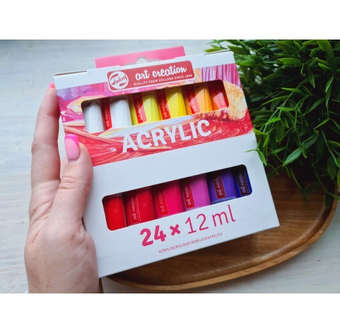 Acrylic paints Royal Talens, 24 colors, 12 ml