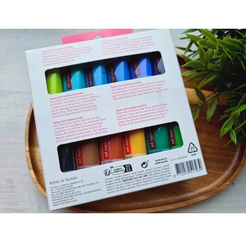 Acrylic paints Royal Talens, 24 colors, 12 ml