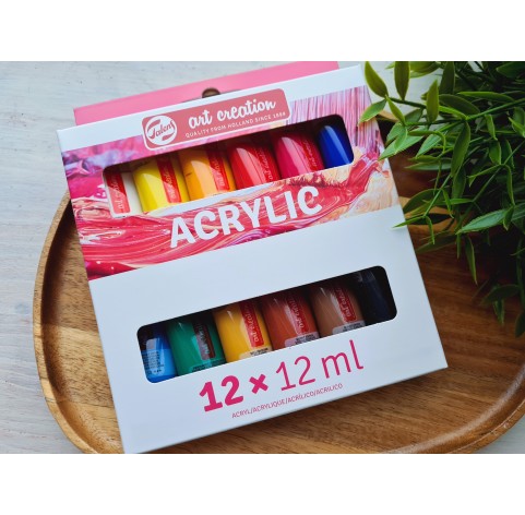 Acrylic paints Royal Talens, 12 colors, 12 ml