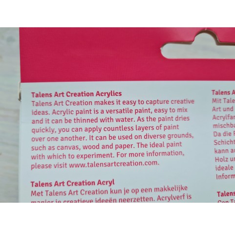Acrylic paints Royal Talens, 12 colors, 12 ml