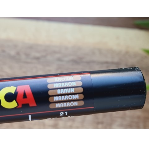 UNI Posca PC-1M, brown (21), water-based marker