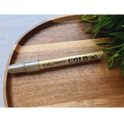 Artline 900XF Metallic Ink Marker, GOLD, 2.3MM