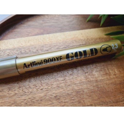 Artline 900XF Metallic Ink Marker, GOLD, 2.3MM