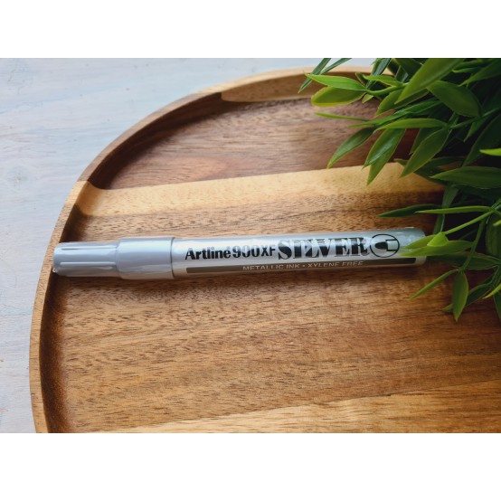 Artline 900XF Metallic Ink Marker, SILVER, 2.3MM