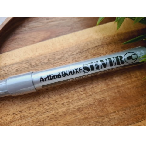 Artline 900XF Metallic Ink Marker, SILVER, 2.3MM