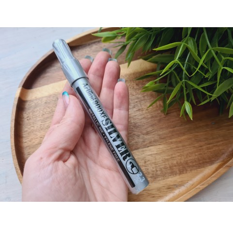 Artline 900XF Metallic Ink Marker, SILVER, 2.3MM