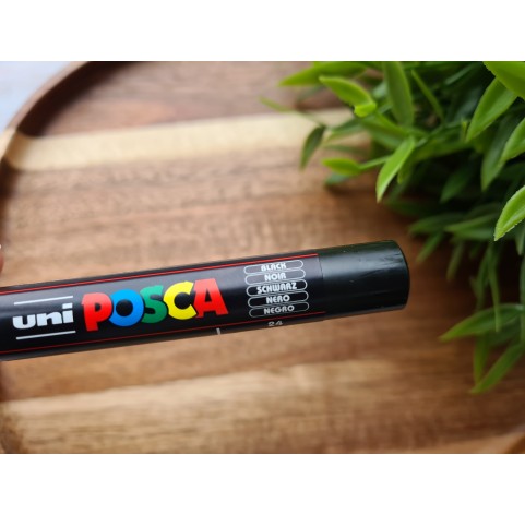 UNI Posca PC-1M, black (24), water-based marker