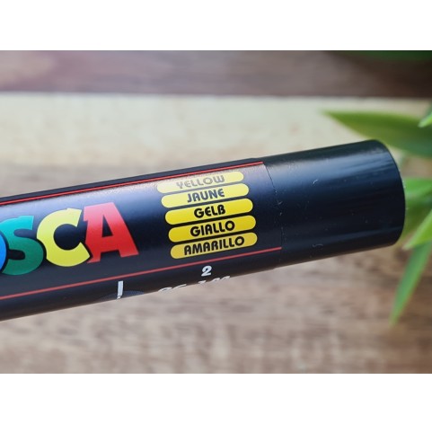 UNI Posca PC-1M, yellow (2), water-based marker