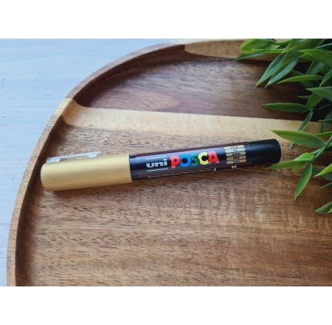 UNI Posca PC-1M, gold (25), water-based marker