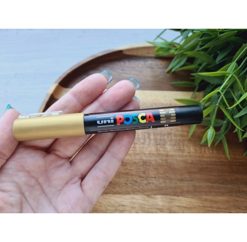UNI Posca PC-1M, gold (25), water-based marker